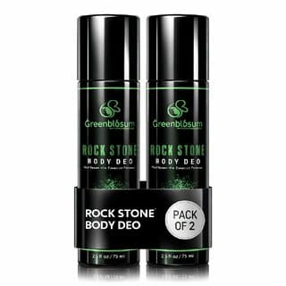 Greenblsum Rock Stone Body Deo - Pack of 2 (75ml Each) Long Lasting Fragrance - Fragrance | Buy online on ZillyBuy