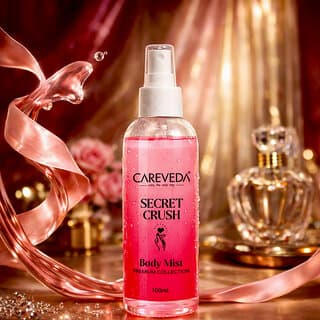 Careveda Secret Crush Body Mist 100Ml | Long Lasting Fruity Floral Fragrance | Refreshing Perfume Spray For Women | Premium Collection | 100Ml - Fragrance | Buy online on ZillyBuy