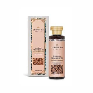 Jivanta Sukhada Stress Relief Oil  Relaxing Massage Oil for Stress Relief, Muscle Relaxation  200ml - Skin Care - Oils and Serums | Buy online on ZillyBuy