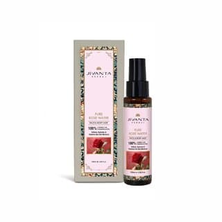 Jivanta 100 Pure Rose Water  Deep Hydration, Glow Boosting  Pore Minimizing  Natural  Chemical-Free  100ml - Skin Care - Oils and Serums | Buy online on ZillyBuy
