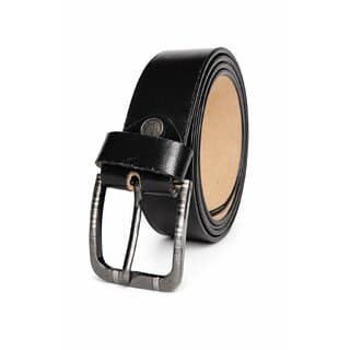 LETHER BLET 1160651 BLACKMens Premium Black Leather Belt for Formal  Casual Wear with Stylish Metal Buckle  Durable - Uncategorized | Buy online on ZillyBuy
