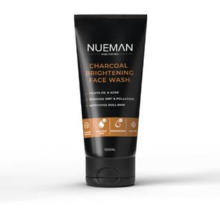 NUEMAN Charcoal Brightening Face Wash for Men 100ml - Skin Care - Face Cleansers | Buy online on ZillyBuy