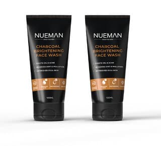 NUEMAN Charcoal Brightening Face Wash Combo Pack of 2 (100ml Each) - Skin Care - Face Cleansers | Buy online on ZillyBuy