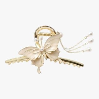 Premium White Butterfly Hair Claw Clip for Women - Hair Oils, Care, and Styling | Buy online on ZillyBuy