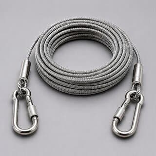 Strong Stainless Steel Clothesline Cable 3 mm for Daily Home Laundry Use - Closet/Laundry/Shoe Organization | Buy online on ZillyBuy