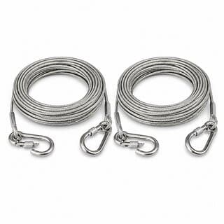 Long Multi-Purpose Steel Wire Rope for Home, Garden and Luggage Utility, 5 Metre Each, Set of 2 - Closet/Laundry/Shoe Organization | Buy online on ZillyBuy