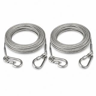 Strong Stainless Steel Utility Cable for Hanging, Securing and Organising, 3 mm x 10 m, Pair - Closet/Laundry/Shoe Organization | Buy online on ZillyBuy