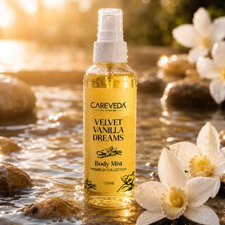 (Pack of 1) CareVeda Velvet Vanilla Body Mist for Women, Long-Lasting Fresh Fragrance, Sweet Vanilla Scent, Daily Wear Perfume Mist, 100ml - Fragrance | Buy online on ZillyBuy