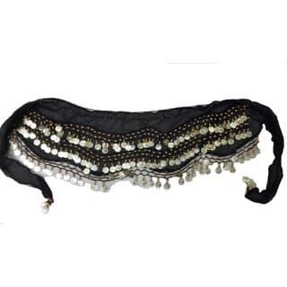 Belly Dance Black Belt With Gold Coins - Uncategorized | Buy online on ZillyBuy