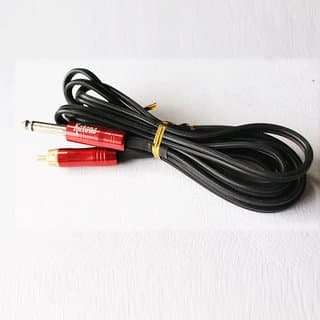 Tattoo Machine RCA Jack Conversion Kit Plug and Clip Cord - Red - Makeup - Body | Buy online on ZillyBuy