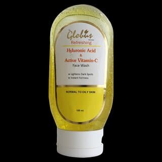 Globus Remedies Hyaluronic Acid & Vitamin C Face wash 100 ml - Skin Care - Face Cleansers | Buy online on ZillyBuy