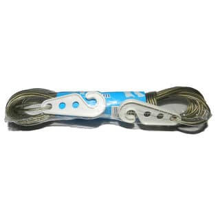Right Traders Steel Clothline Rope, PVC Coated 20 Meter Long With 2 Plastic Hooks - Closet/Laundry/Shoe Organization | Buy online on ZillyBuy