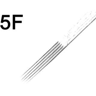 MUMBAI TATTOO NEEDLES 5F FLAT LINER, SHADER  WITHOUT NIPPLE WHITE BOX (PACK OF 50) - Makeup - Body | Buy online on ZillyBuy