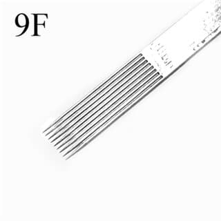 MUMBAI TATTOO NEEDLES 9F FLAT LINER, SHADER  WITHOUT NIPPLE WHITE BOX (PACK OF 50) - Makeup - Body | Buy online on ZillyBuy
