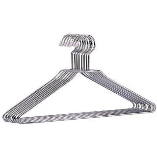 Right Traders Silver Steel 12 Piece Hanger - Closet/Laundry/Shoe Organization | Buy online on ZillyBuy