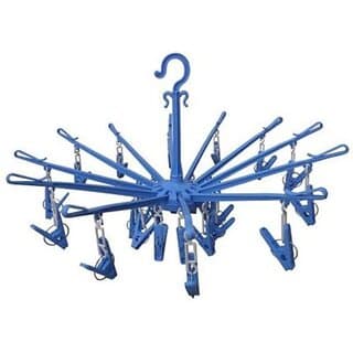 Right Traders 18 Clip Hanger Plastic Cloth Hanger Cloth Hangers Laundry Hangers Multicolor - Closet/Laundry/Shoe Organization | Buy online on ZillyBuy