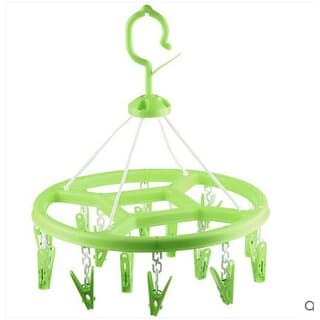 Right traders multicolor 15 clip Plastics Hanger - Closet/Laundry/Shoe Organization | Buy online on ZillyBuy