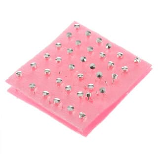 MUMBAI TATTOO EAR BODY PIERCING STUD (96 PCS) SILVER - Makeup - Body | Buy online on ZillyBuy