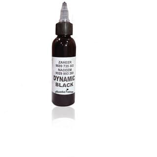 MUMBAI TATTOO DYNAMIC BLACK TATTOO INK (BLACK 50ml) - Makeup - Body | Buy online on ZillyBuy