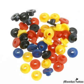 MUMBAI TATTOO RUBBER NIPPLE GROMMENTS (100 PCS) - Makeup - Body | Buy online on ZillyBuy