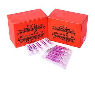 MUMBAI TATTOO SMALL DISPOSABLE TIPS 11RT (PACK OF 50) - Makeup - Body | Buy online on ZillyBuy