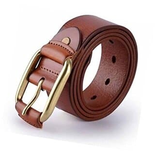 Men’s Leather Belt by Phoenix International – Synthetic Leather (Rexine) with Buckle - Uncategorized | Buy online on ZillyBuy