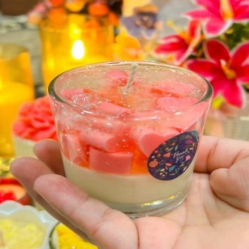 Scented Handmade Gel Candle - Home Decor | Buy online on ZillyBuy