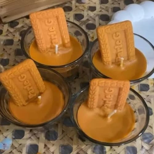 Tea Biscuit Candle - Home Decor | Buy online on ZillyBuy