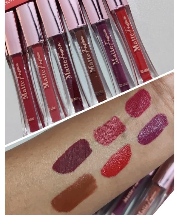 Forsure Matte Fusion Liquid Lipstick (Pack Of 6) - Makeup - Lips | Buy online on ZillyBuy