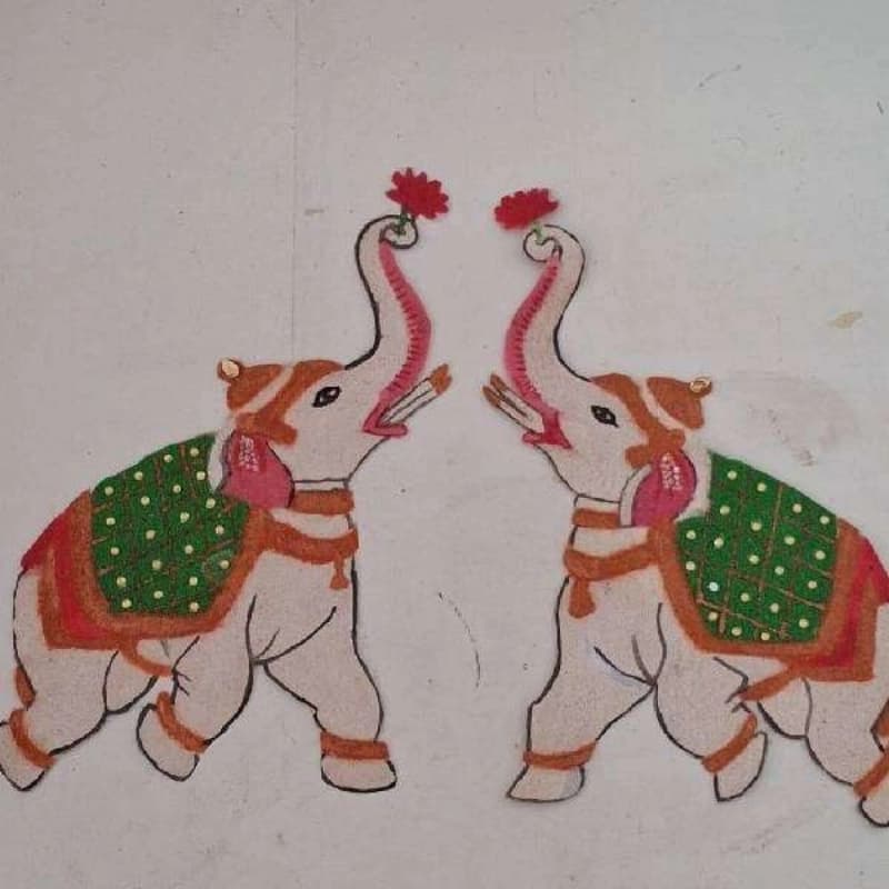 Ready rangoli - Home Decor | Buy online on ZillyBuy