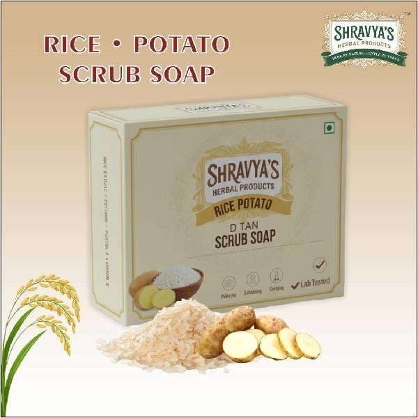 Rice Potato Scrub Soap - Bath Soaps and Gels | Buy online on ZillyBuy