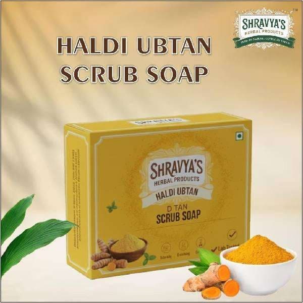 Haldi Ubtan Scrub Soap - Bath Soaps and Gels | Buy online on ZillyBuy
