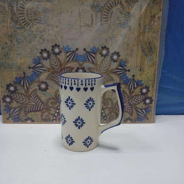 Premium Indigo Mug for Daily Use - Home Decor | Buy online on ZillyBuy