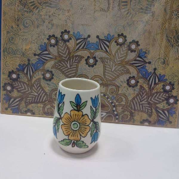 Hand Painted Brush or Pen Holder - Home Decor | Buy online on ZillyBuy