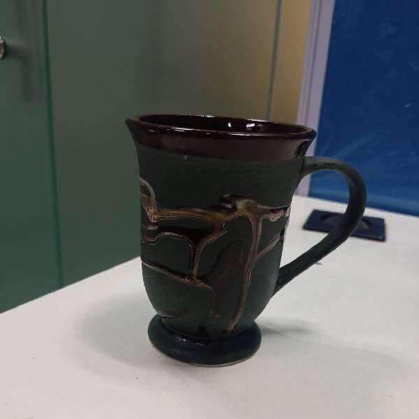 Premium Dark Brown Ceramic Coffee Mug - Home Decor | Buy online on ZillyBuy