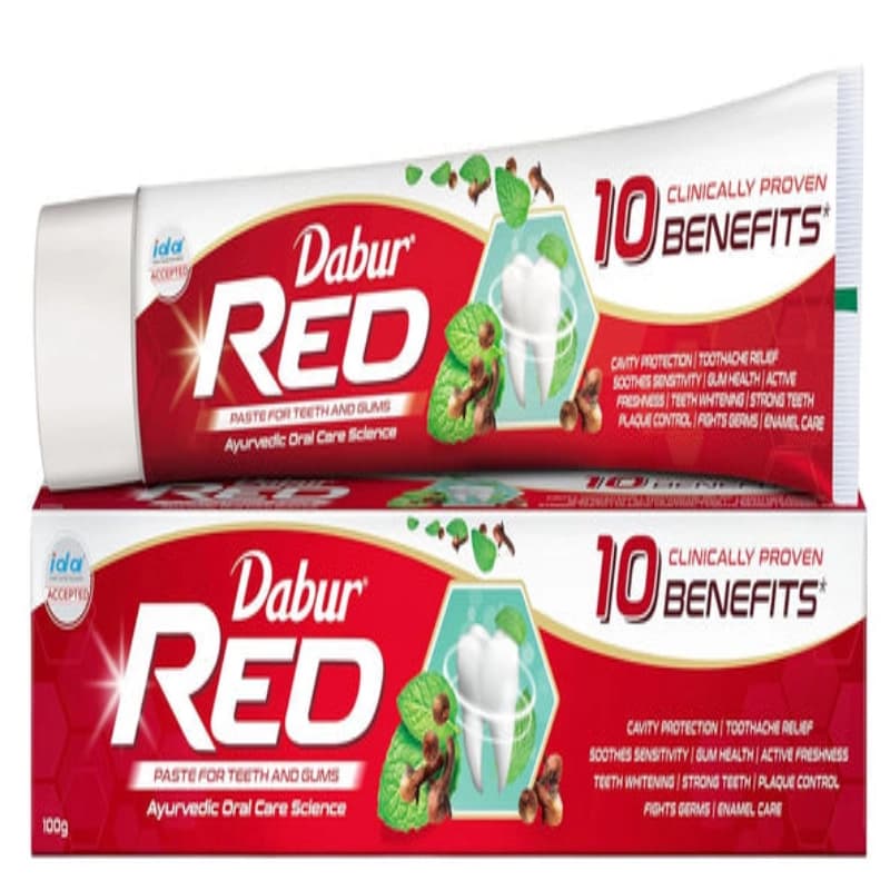 Dabur Red Toothpaste 75g - Mops, Brushes and Scrubs | Buy online on ZillyBuy