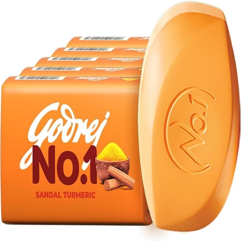 Godrej No 1 Soap 5 units of 100g - Bath Soaps and Gels | Buy online on ZillyBuy