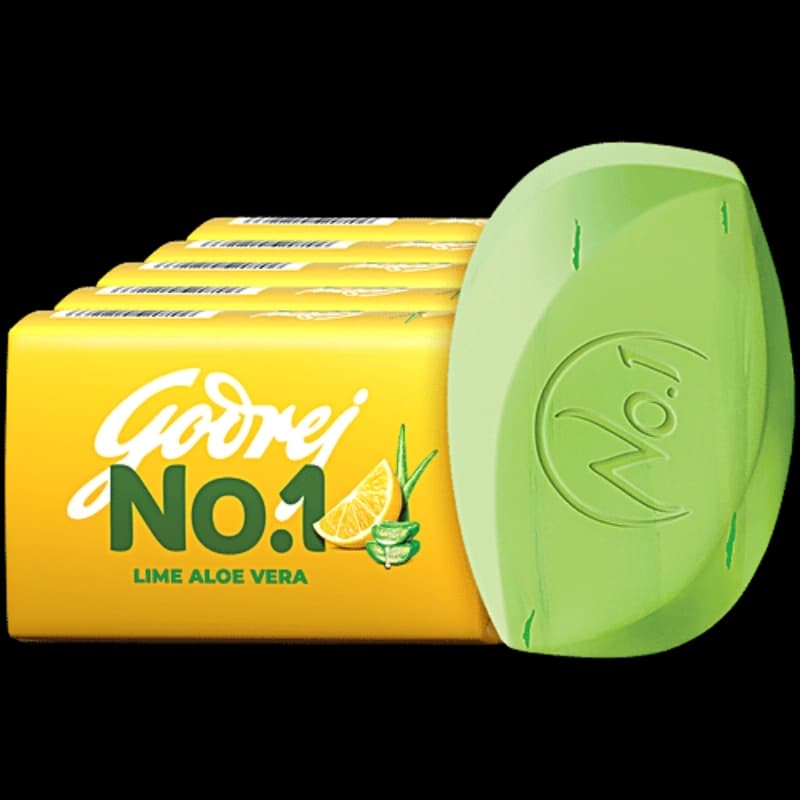 Godrej No 1 Soap 5 units of 100g - Bath Soaps and Gels | Buy online on ZillyBuy