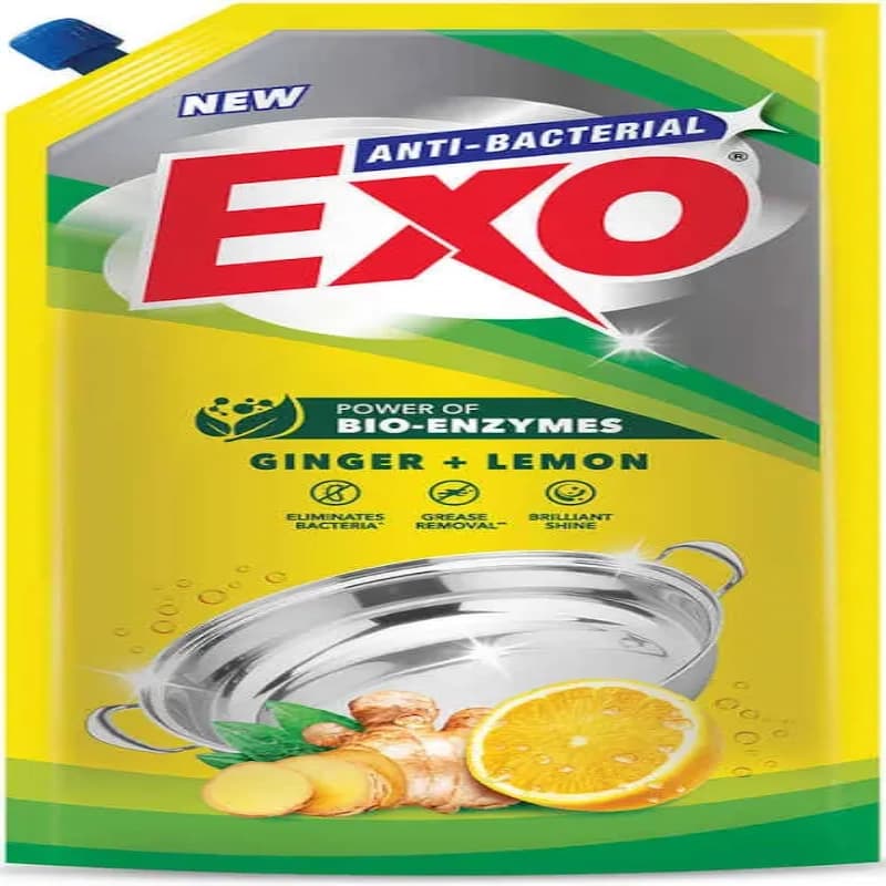 Exo Ginger Lemon Antibacterial Dishwash Gel 5x115ml - Uncategorized | Buy online on ZillyBuy