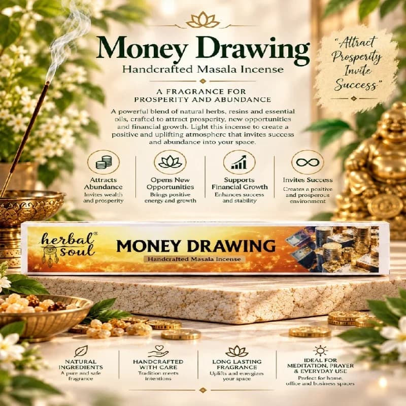 Money Drawing Handcrafted Masala Incense Agarbatti