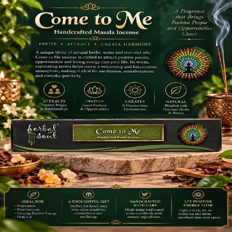 Come to Me Handcrafted Masala Incense Agarbatti