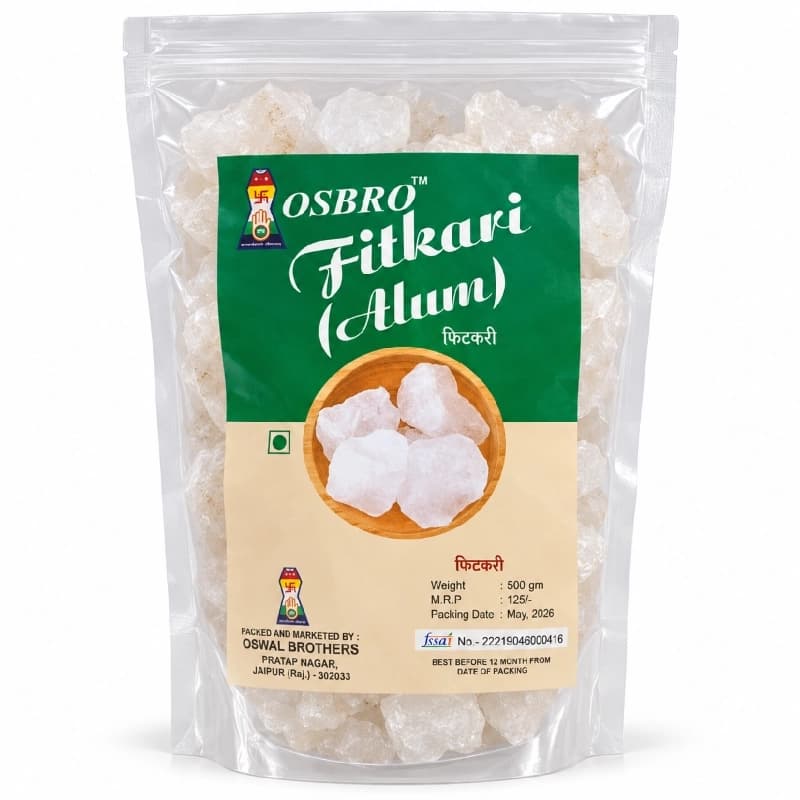 Premium Fitkari Alum Rock 500g - 500 gram - Uncategorized | Buy online on ZillyBuy