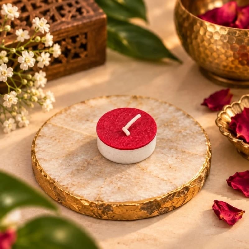 Red Tea Light Candles