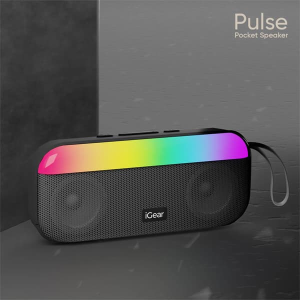 iGear Pulse Bluetooth Party Speaker iGear Pulse Bluetooth Party Speaker - White - Speaker | Buy online on ZillyBuy