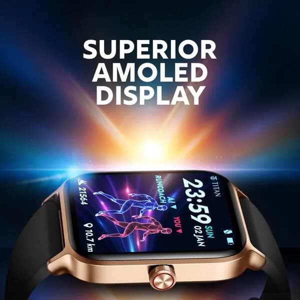 Titan Traveller 1.78" Superior AMOLED Display Smart Watch Titan Traveller 1.78" Superior AMOLED Display Smart Watch - Black - Smart Watch | Buy online on ZillyBuy
