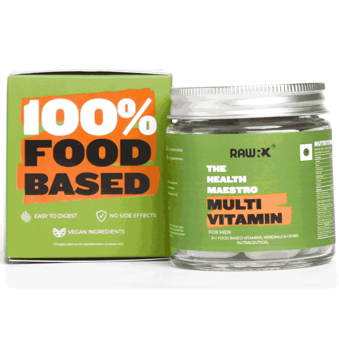 RawRX Plant Based Multivitamin for Men - Nutrition and Fitness Supplements | Buy online on ZillyBuy