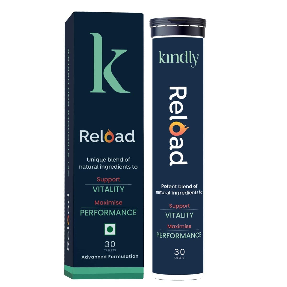 Kindly Health Ashwagandha Reload | Stamina Booster For Men Ayurvedic Ingredients 100% Natural | B12 Ginkgo Biloba and Muira Puama | Extra Strength and Energy Kindly Health Ashwagandha Reload | Stamina Booster For Men Ayurvedic Ingredients 100% Natural | - Nutrition and Fitness Supplements | Buy online on ZillyBuy