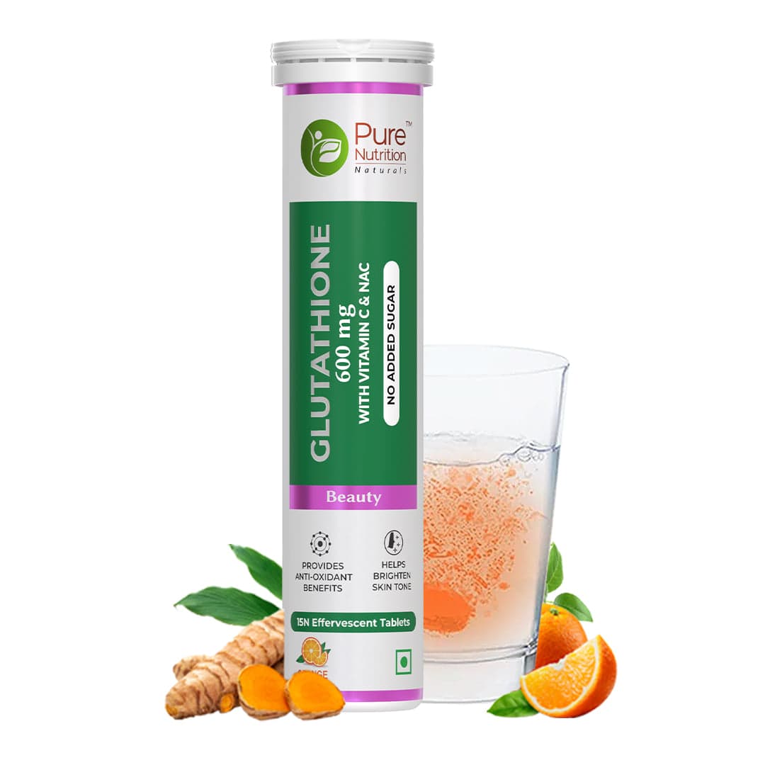 Pure Nutrition Glutathione 600 Mg 15 Tablets - Nutrition and Fitness Supplements | Buy online on ZillyBuy
