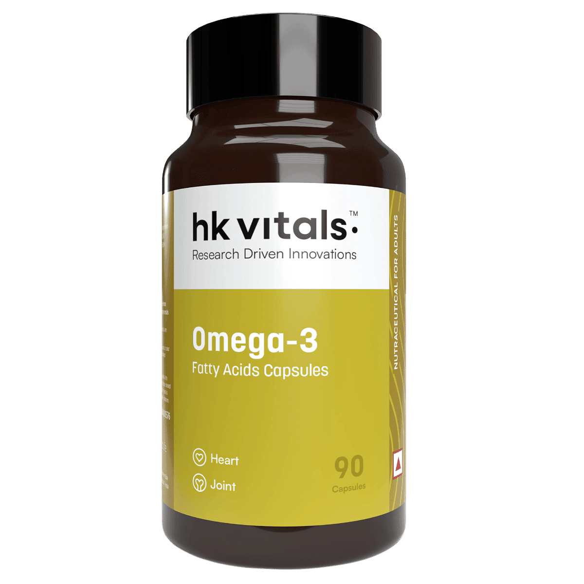HK Vitals Omega 3 | 90 Capsules | Brain | Heart | Joints - Nutrition and Fitness Supplements | Buy online on ZillyBuy