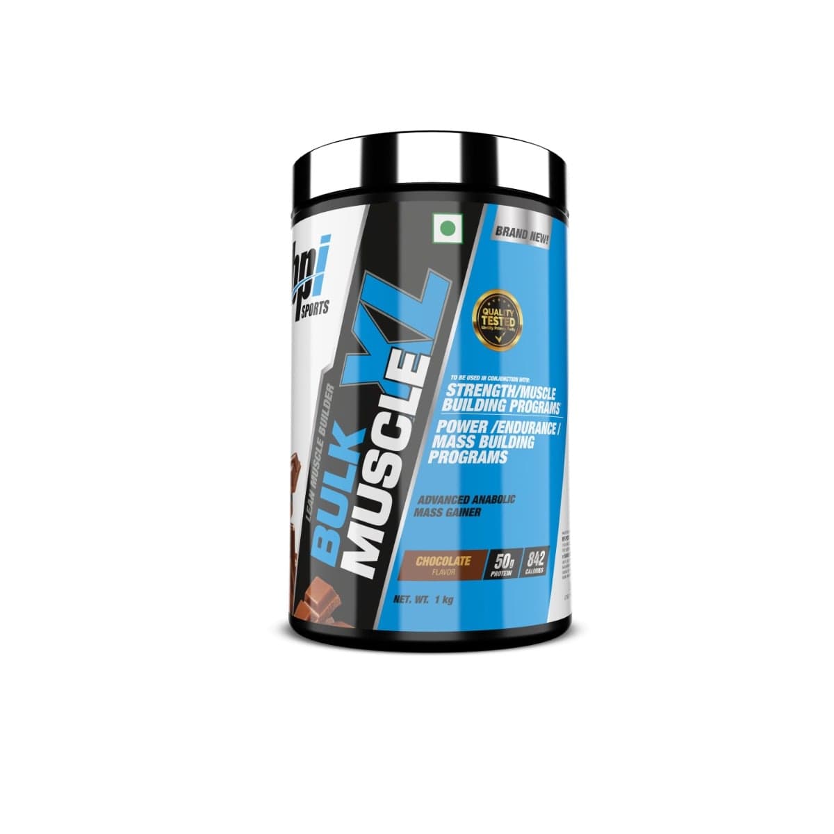 BPI Bulk Muscle XL | Gain Weight, Post | Workout, 50g Protein, 144g Carb, Chocolate, 1kg - Nutrition and Fitness Supplements | Buy online on ZillyBuy